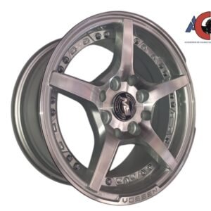 131501 RIN 13X6 B:4/100-4/114 R1 1536 SILVER MACH