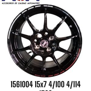 R1561004 RIN 15X7 B:4/100-4/114 1300 ET35 BLACK RED #58