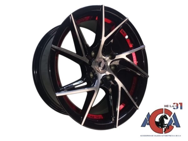 R1561019 RIN 15X7 B:4/108 4/114.3 ET 35 BLACK MACH